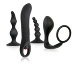 Zero Tolerance Intro to Prostate Kit – Luxury 4-Piece Prostate Toy Set Black > Anal Range > Prostate Plugs