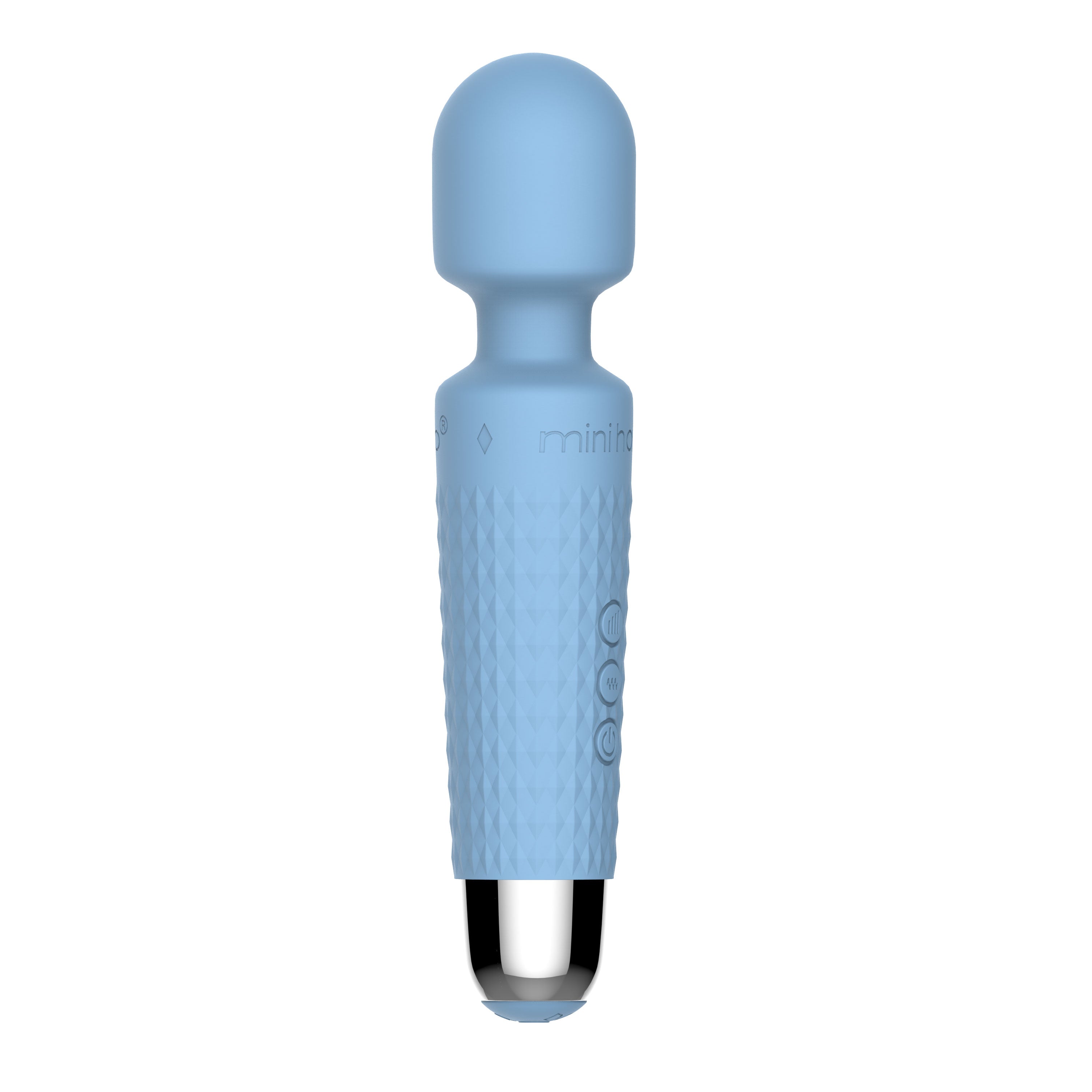 Shibari Mini Wand Halo (Powder Blue) – Powerful Wand Massager with 20 Vibration Patterns and Bendable Neck > Sex Toys > Mini Massagers