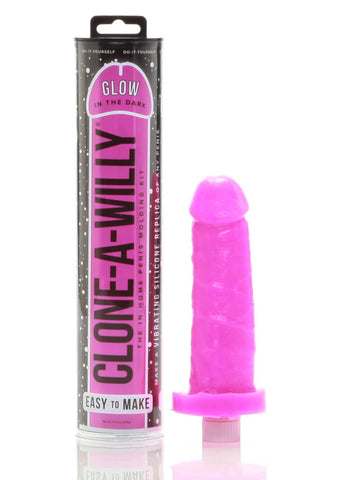Clone-A-Willy Glow-in-the-Dark Kit – Penis Casting Kit Glow Pink > Dildos > Mould Your Own Kits
