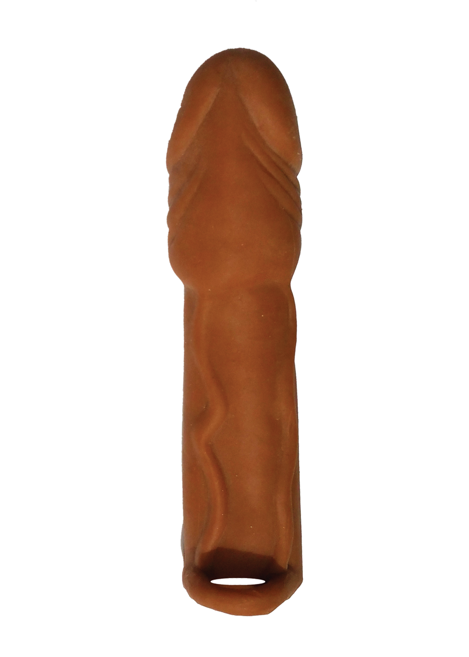 Skinsations Latin Lover Husky Lover 7 Inch Vibrating Sleeve Brown Brown SLEEVES
