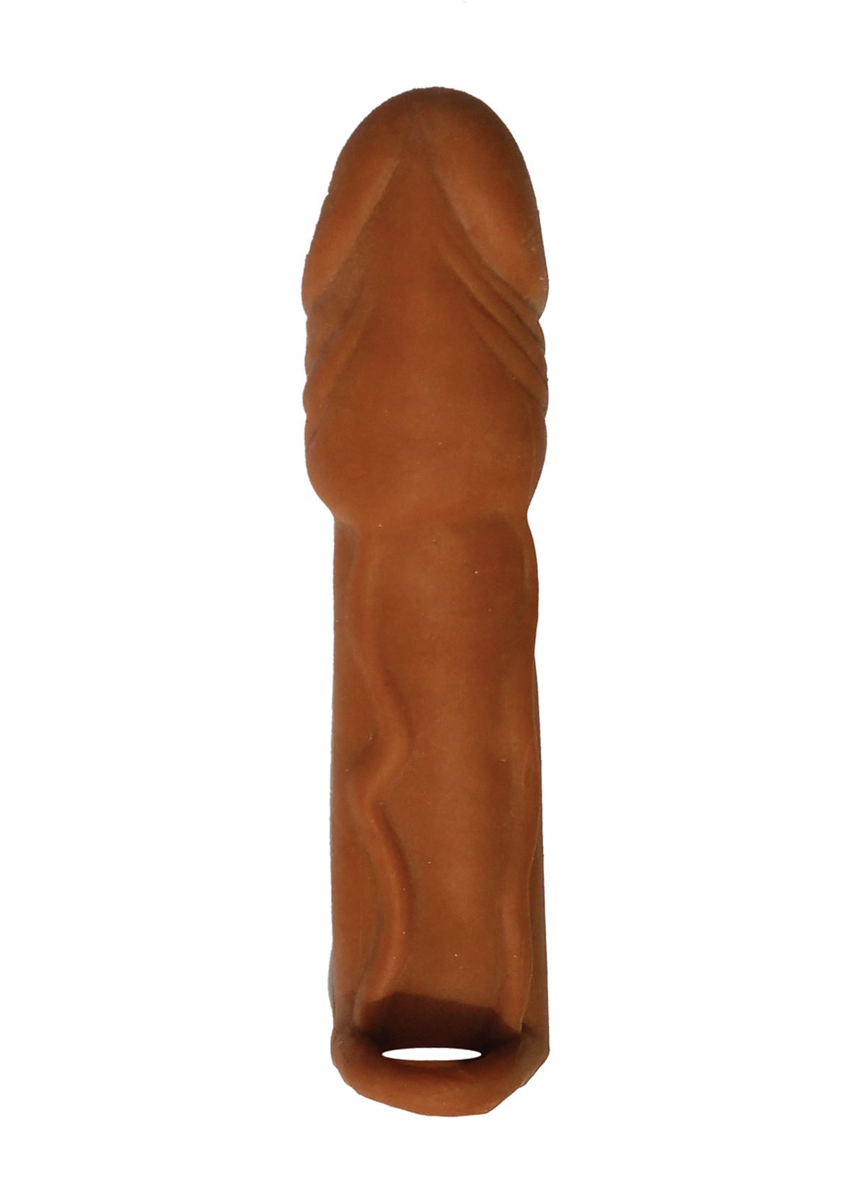 Skinsations Latin Lover Husky Lover 7 Inch Vibrating Sleeve Brown Brown > Sex Toys For Men > Penis Sleeves