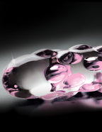 Icicles No. 7 (Clear/Pink) – Luxury Hand-Blown Glass Massager