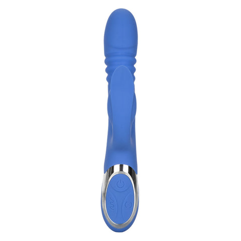 Enchanted Teaser Blue Rechargeable Rabbit Vibrator with Tapping Blue VIBRATORS-RABBIT