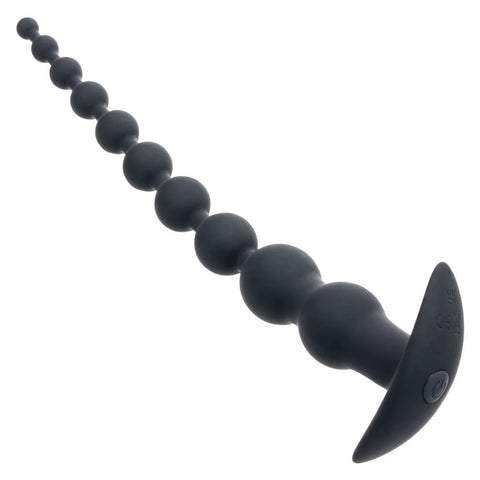 Rechargeable X-10 Power Beads (Black) – Extended Length Anal Beads > Anal Range > Anal Beads