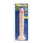 Raging Hard Ons Slimline 8 Inch Suction Cup Dong White Beige > Dildos > Slim Dildos