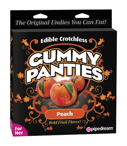 Peach Edible Gummy Panties for Her Sexy Adult Intimacy Treat Orange > Relaxation Zone > Edible Treats