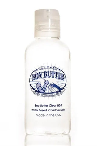 Boy Butter Clear H2O – Water-Based Personal Lubricant 4 Oz Default Title > Lube > Hybrid