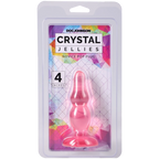 Crystal Jellies Novice Pop Plug 4 Inch Pink > Anal Range > Butt Plugs