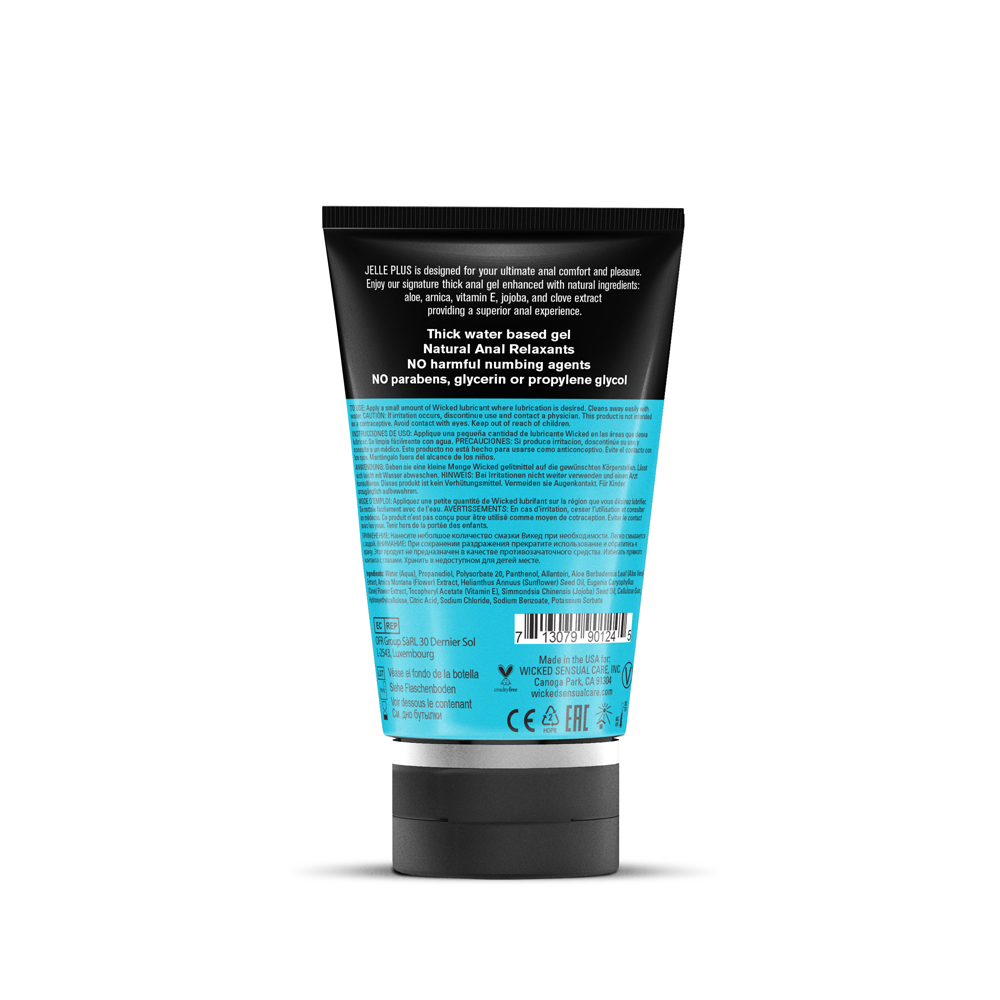 Wicked Jelle Anal Numbing Lubricant 120ml > Lube > Anal