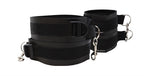 Adjustable Black Thigh and Wrist Cuff Set Black > Bondage Gear > Restraints