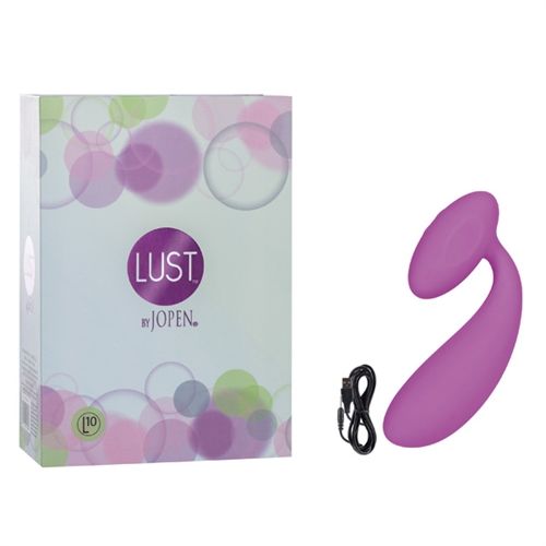 Lust L10 Dual Motor Silicone Probe Rechargeable Vibrator Purple ANAL TOYS