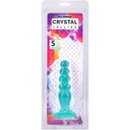 Doc Johnson Crystal Jellies (Teal) – 5 Inch Soft Anal Plug > Anal Range > Butt Plugs