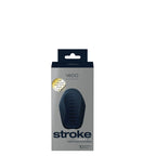 Stroke Vibrating Male Stroker Black Silicone Texture > Sex Toys For Men > Masturbators > Vibrating