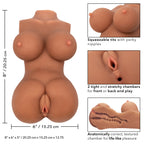 Stroke It Body Banger Male Masturbator Real Flesh Brown > Sex Toys For Men > Masturbators > Manual