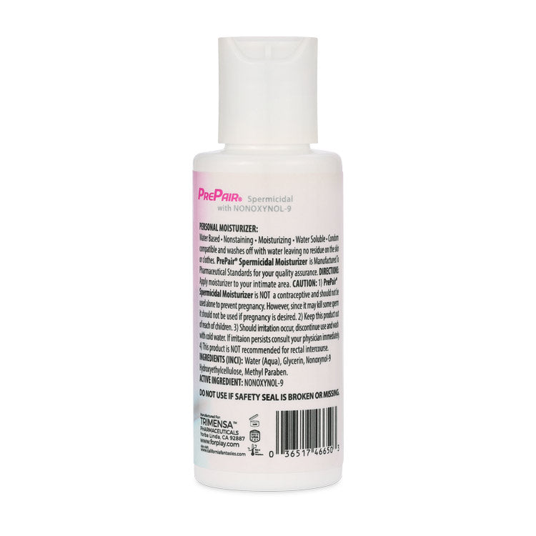 PrePair Spermicidal Water-Based Personal Moisturizer – 2.4oz Lubricant Secondary image