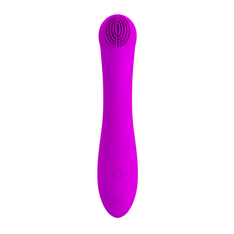 Pretty Love Len Rechargeable Mini Wand Vibrator in Purple Vibrators