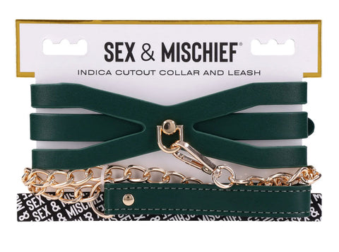 Indica Cutout Cuffs (Green) – Luxury Collar > Bondage Gear > Collars