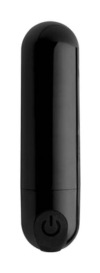 Bang! 10X Vibrating Metallic Bullet – USB Rechargeable Bullet Vibrator Black > Vibrators > Mini Vibrators