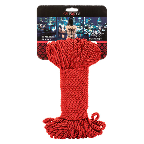 Scandal Red BDSM Rope 30 Meters for Creative Bondage Play Rope