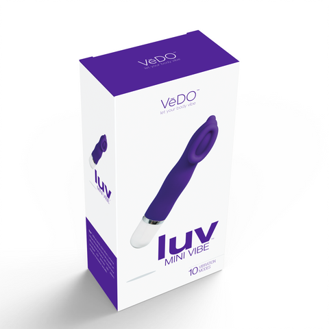 Luv Mini Vibe Into You Indigo Compact Adult Intimacy Toy
