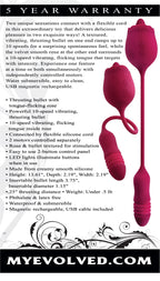 Wild Rose Flexible Dual-Ended Vibrator with 10 Speeds > Sex Toys For Ladies > Rose Stimulators