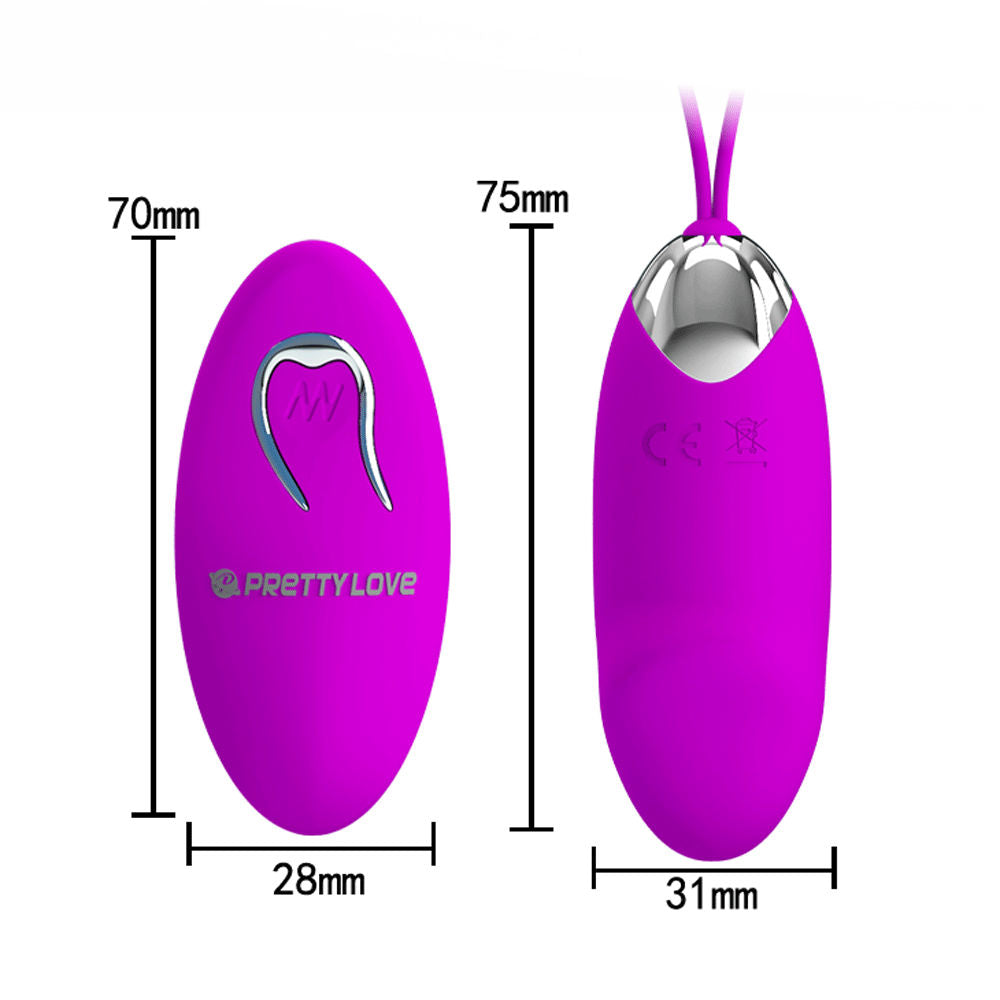 Pretty Love Julia – Multi-Speed Remote-Controlled Egg Vibrator with 12 Vibration Settings Secondary image