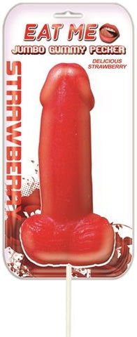 Rainbow Sweet and Sour Edible Gummy Pecker Candy 6 Inch Red > Relaxation Zone > Edible Treats