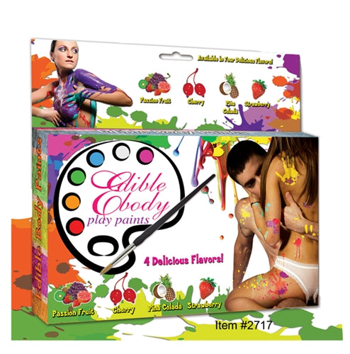 Edible Body Paint Kit with Four Flavors Multi > Novelties > Candy & Edible Items