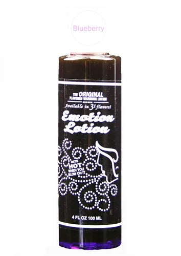 Emotion Lotion – Water-Based Warming Flavored Lotion 4 Fl Oz Blueberry > Lube > Flavoured