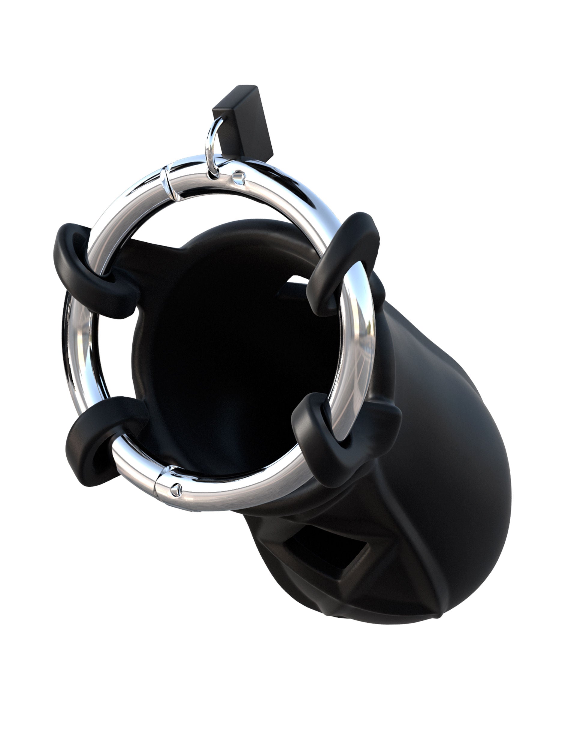 Fantasy C-Ringz Extreme Silicone (Black) – Silicone Cock Blocker Black Cages