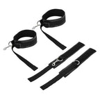 Adjustable Black Thigh and Wrist Cuff Set > Bondage Gear > Restraints