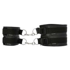 Adjustable Black Thigh and Wrist Cuff Set > Bondage Gear > Restraints