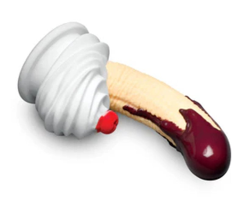 Chocolate Dipped Banana Split Premium Silicone Dildo – Ultra-Soft Silicone Dildo > Vibrators > Unconventional