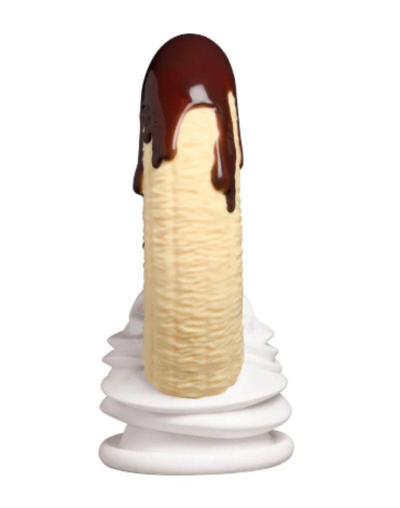 Chocolate Dipped Banana Split Premium Silicone Dildo – Ultra-Soft Silicone Dildo > Vibrators > Unconventional