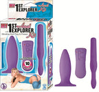Nasstoys My First Anal Explorer Kit (Lavender) – Dual Vibration Anal Toy Set Purple > Anal Range > Butt Plug Kits