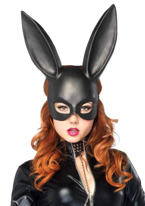 Leg Avenue Bondage Masquerade Bunny Mask – Rabbit Mask Black One Size > Clothes > Accessories