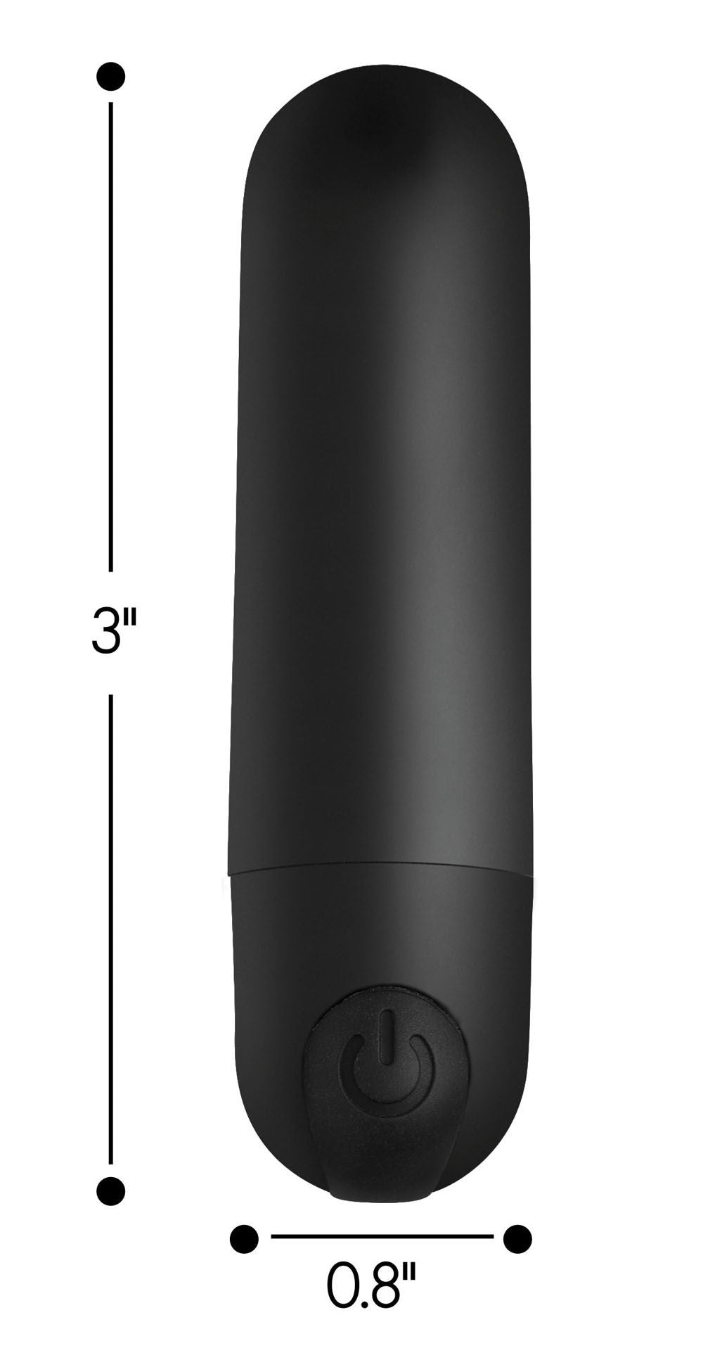 Bang Wireless Vibrating Bullet with Remote Control Black Sex Toy > Vibrators > Mini Vibrators