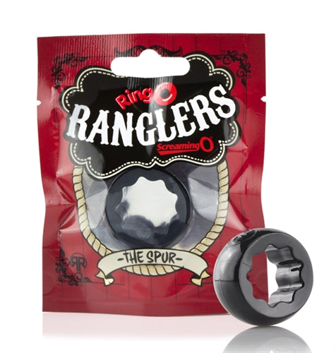 Screaming O Ranglers Spur Stretchy Silicone Cock Ring Black COCK RINGS
