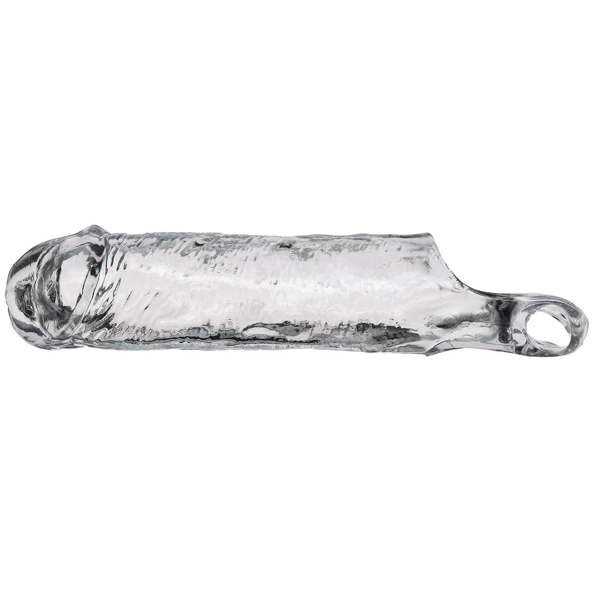 Cloud 9 Novelties Extend XL Clear Penis Sleeve 7.25 Inch with Balls Strap Sleeve > Sex Toys For Men > Penis Sleeves