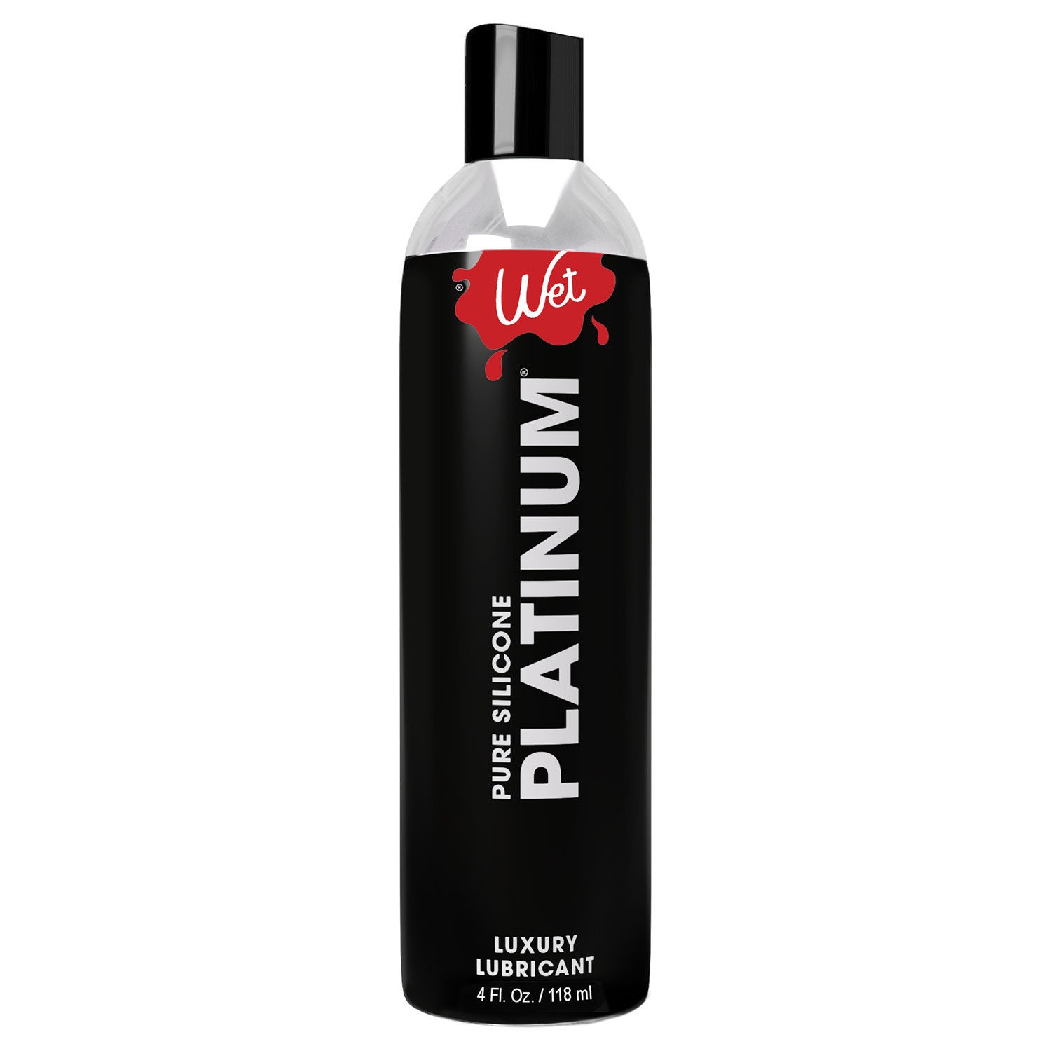 Wet Platinum Luxury Silicone-Based Personal Lubricant 8 Oz Silicone Lubricant