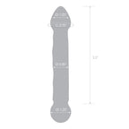 Electric Novelties Glass Dildo – 6.5 Inch Textured Full Tip Smooth Girth Adult Toy Blue > Glass > Dildos