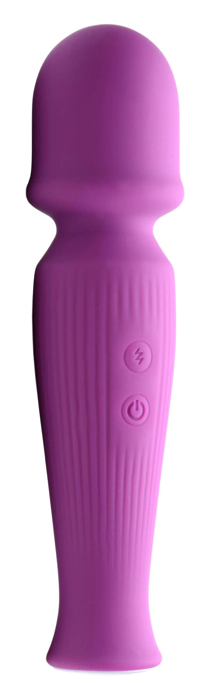Curve Toys Silicone Wand Massager Magenta Wireless Rechargeable Electric Massager