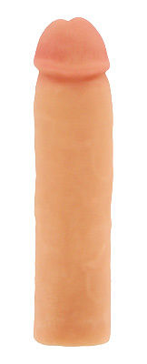 Fat Jack Penis Enlarger Sleeve with Thick Stretchy Bulk Silver Bag SLEEVES