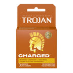 Trojan Intensified Charged Orgasmic Pleasure Condoms - 3 Pack > Essentials > Condoms