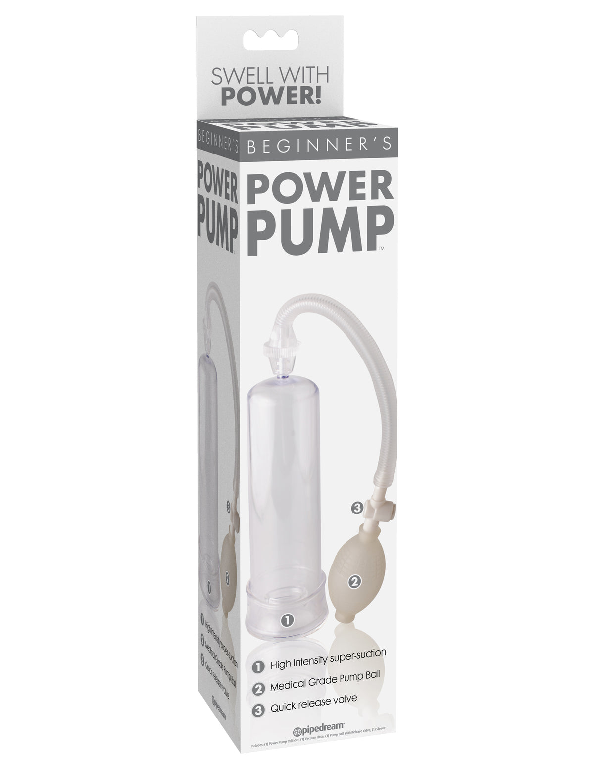 Beginner's Power Pump – Penis Pump - 7.5" x 2.1" Insertable > Pumps > Penis Pumps
