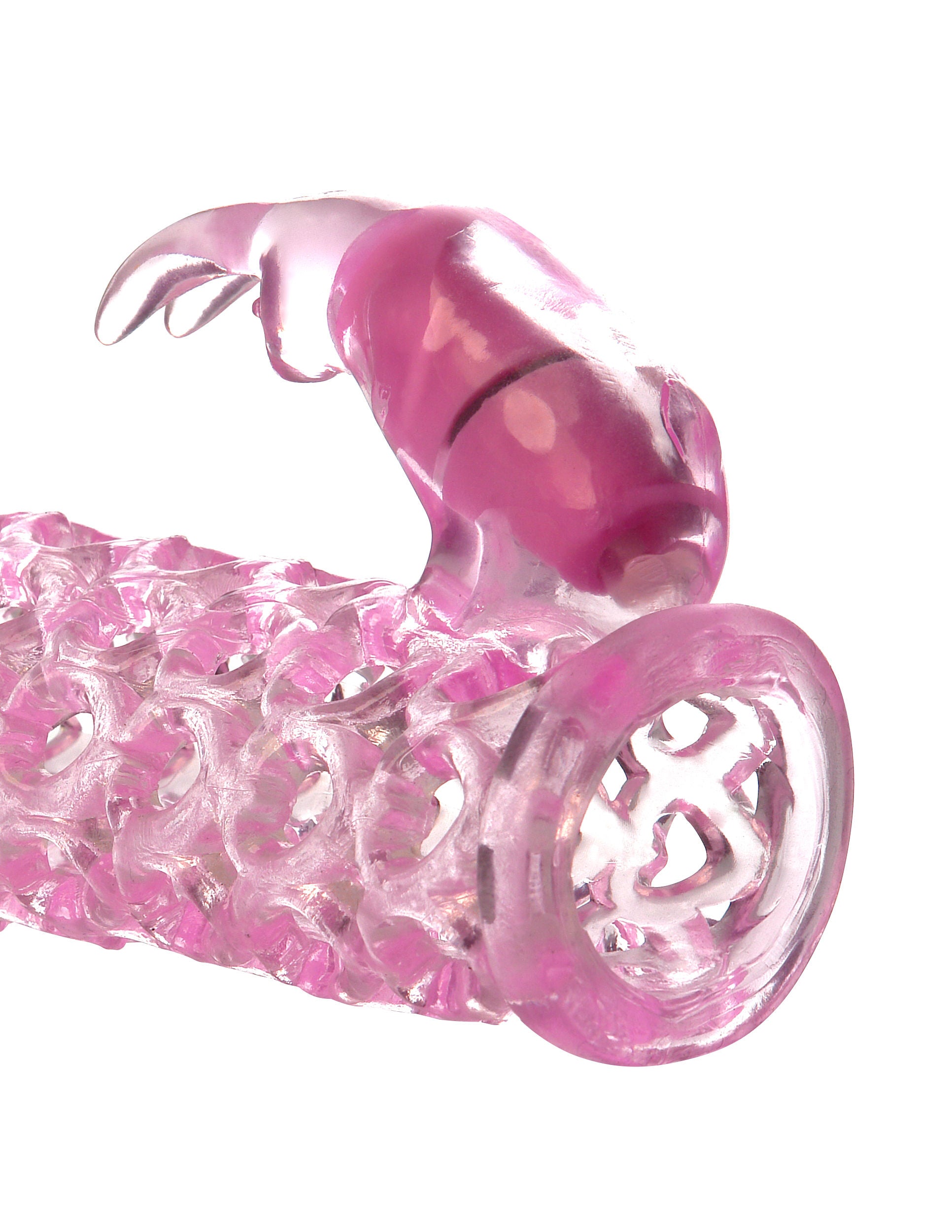 Fantasy X-Tensions Vibrating Couples Cage (Pink) – Slim Vibrating Cage SLEEVES