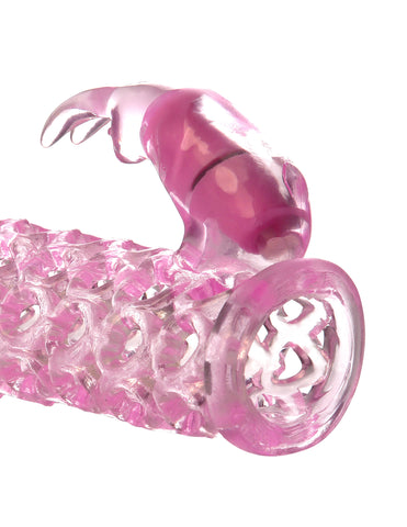 Fantasy X-Tensions Vibrating Couples Cage (Pink) – Slim Vibrating Cage SLEEVES
