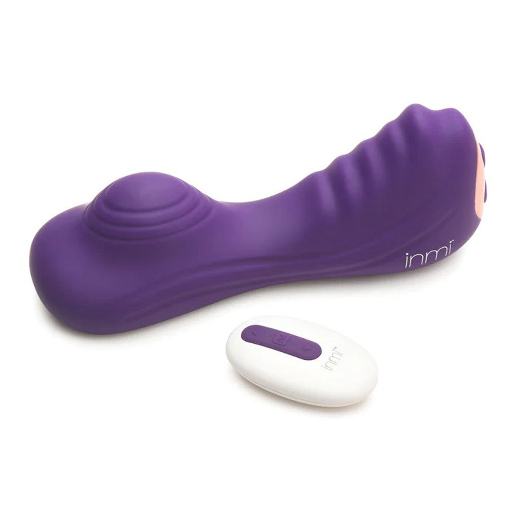 Purple Silicone Vibrating Grinder with Remote Control for Adults Vibrating Pads