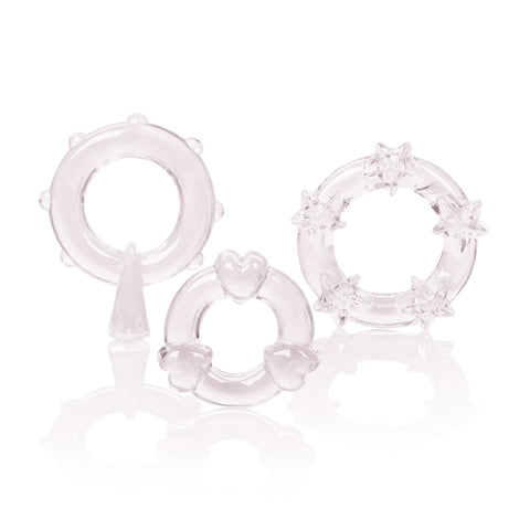 Magic Blue C-Rings Adult Intimacy Toy for Enhanced Performance COCK RING Set