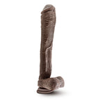 Dr. Skin Mr. Ed (Chocolate) – 13 Inch Realistic Dildo with Suction Cup Brown > Dildos > Oversized Toys